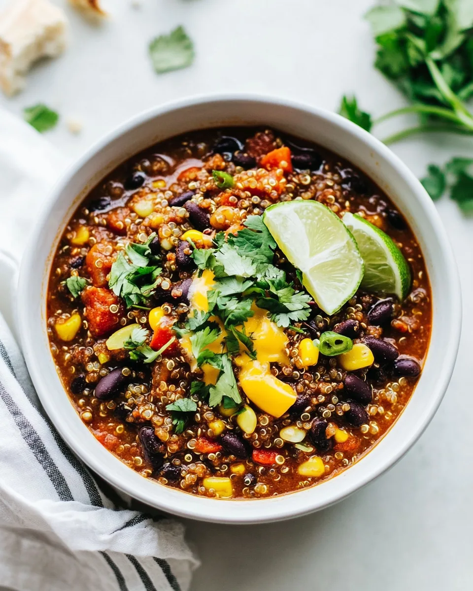 Crockpot Quinoa Chili