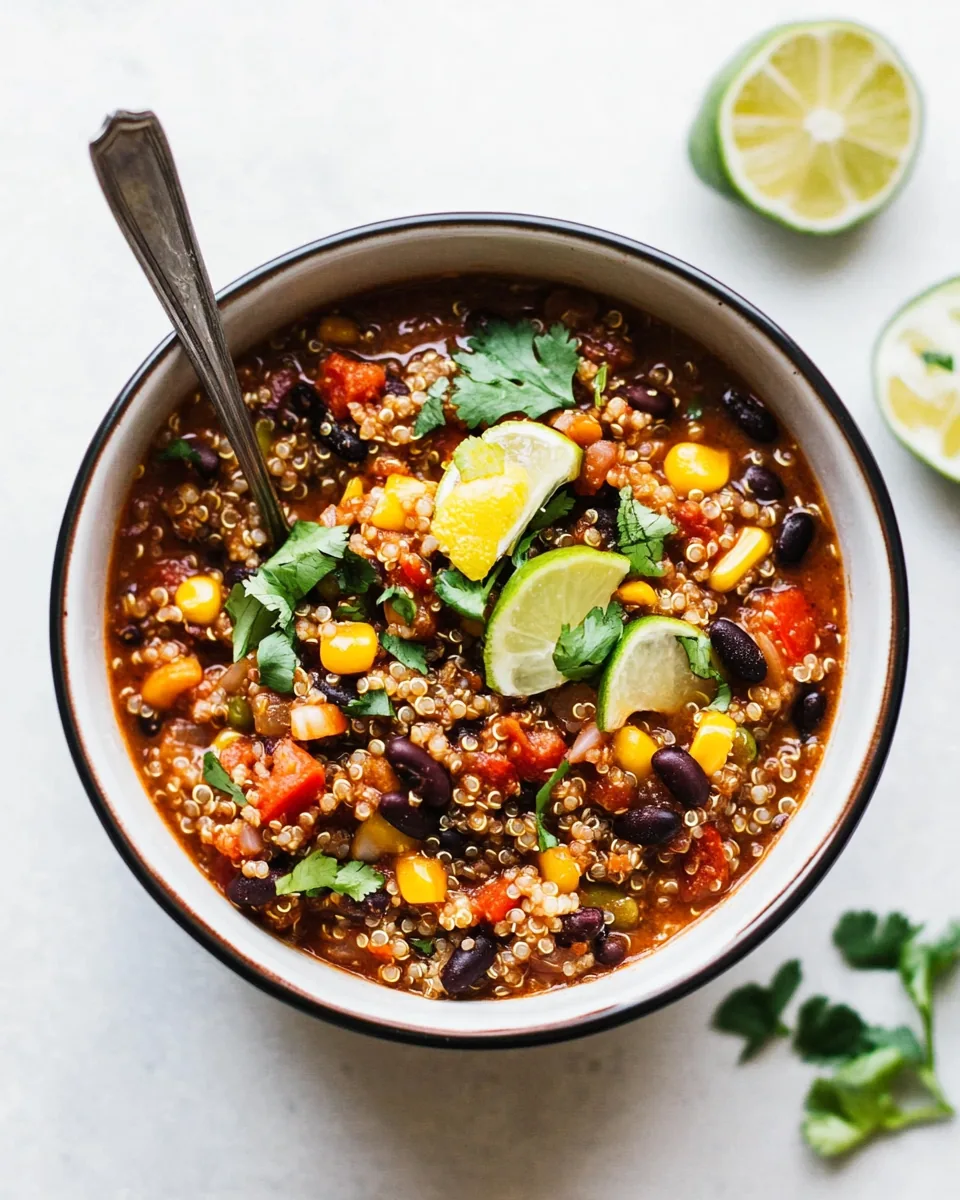 Crockpot Quinoa Chili