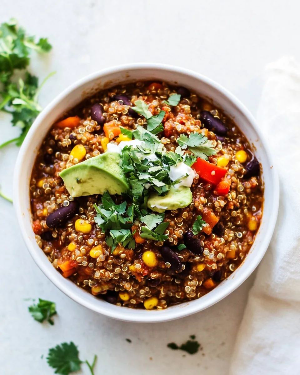 Crockpot Quinoa Chili
