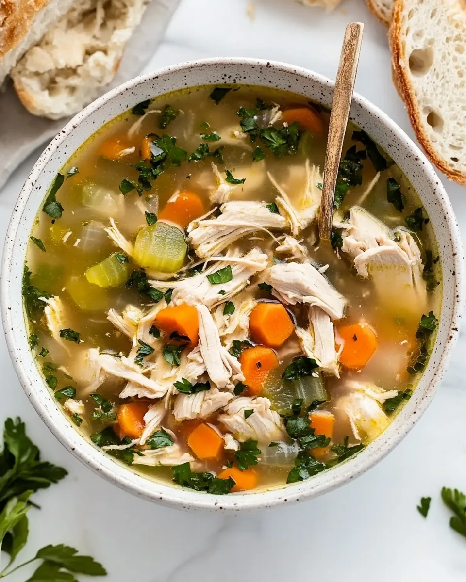 Crockpot Tuscan Chicken Soup