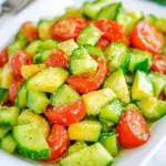 Cucumber Tomato Avocado Salad