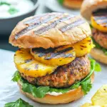 Curry Turkey Burgers With Grilled Pineapple
