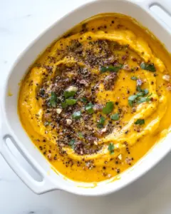 Dairy Free Roasted Carrot Ginger Soup