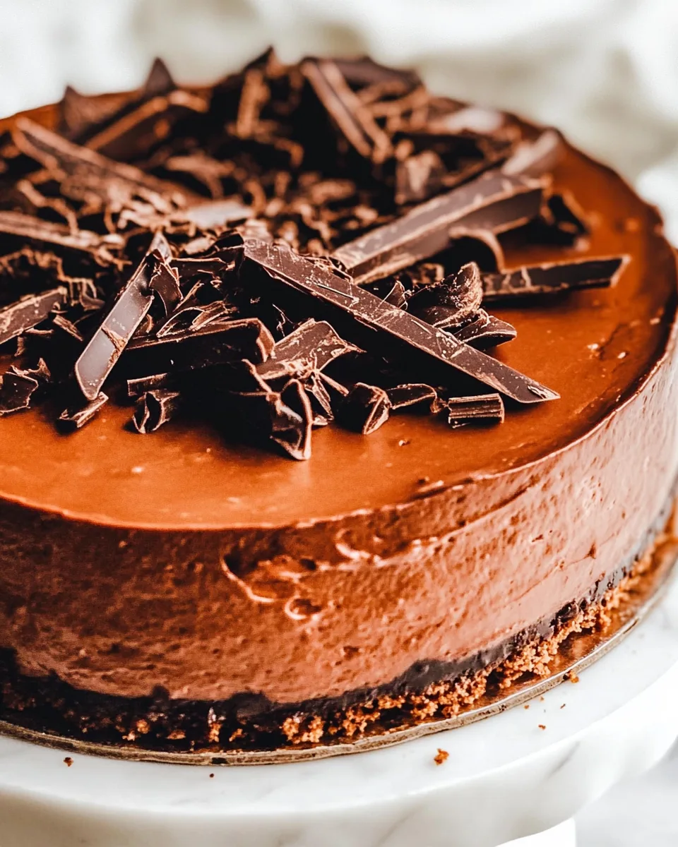 Dark Chocolate Cheesecake