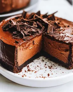 Dark Chocolate Cheesecake