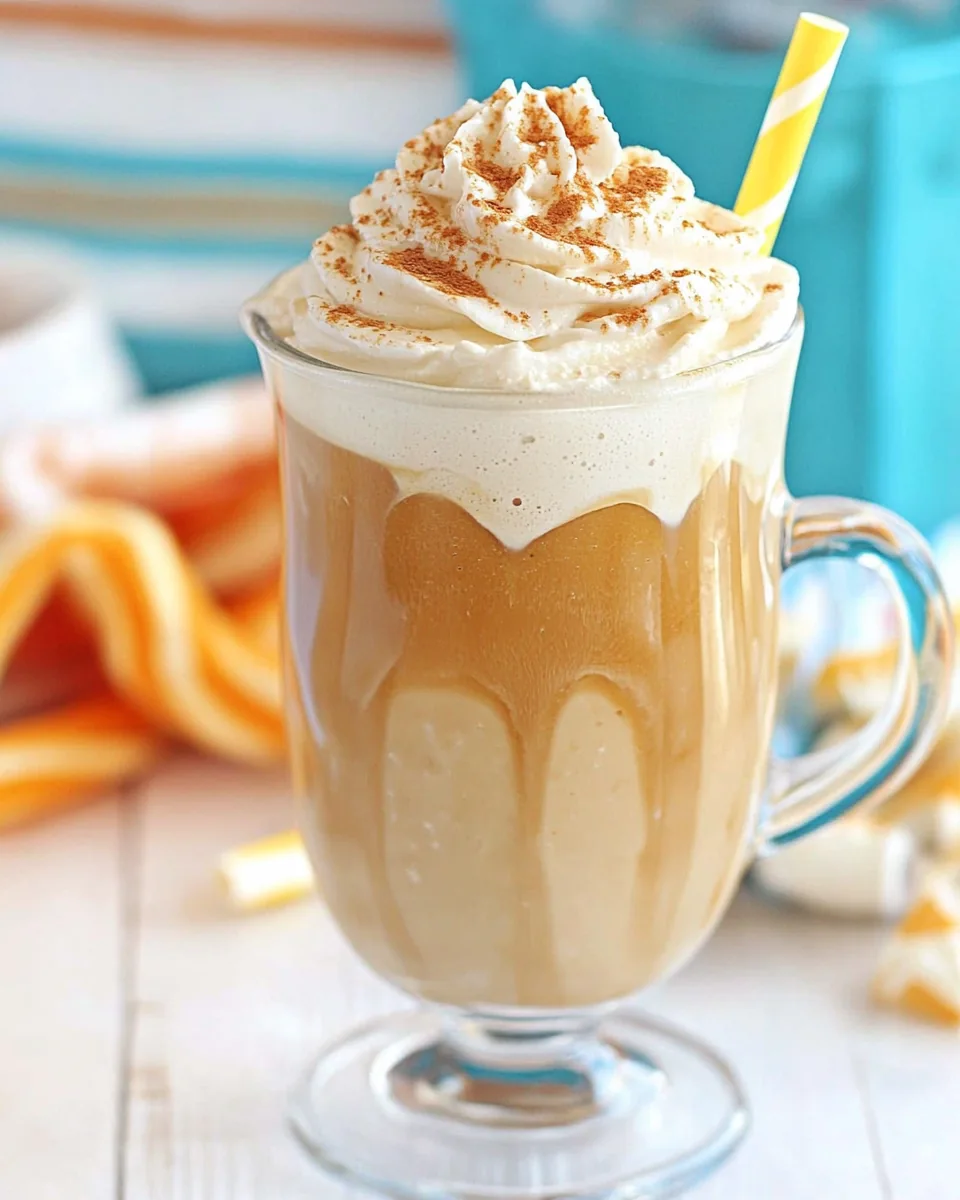 Dulce de Leche Coffee Frappe