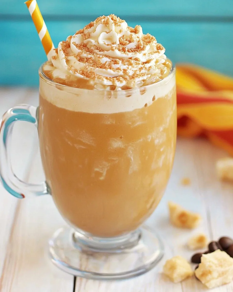 Dulce de Leche Coffee Frappe