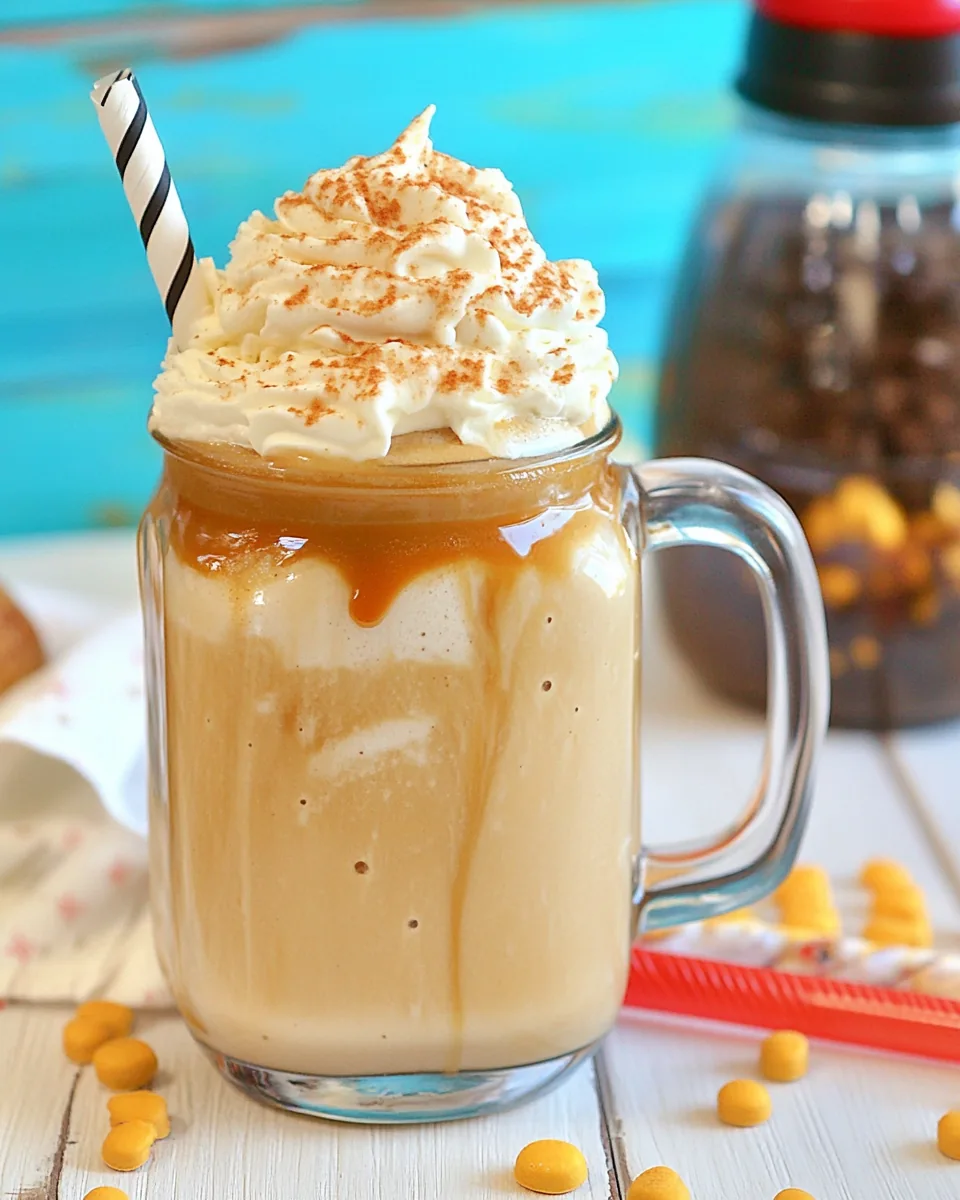 Dulce de Leche Coffee Frappe