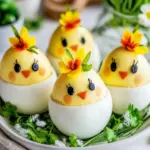Easter Chick Deviled Eggs