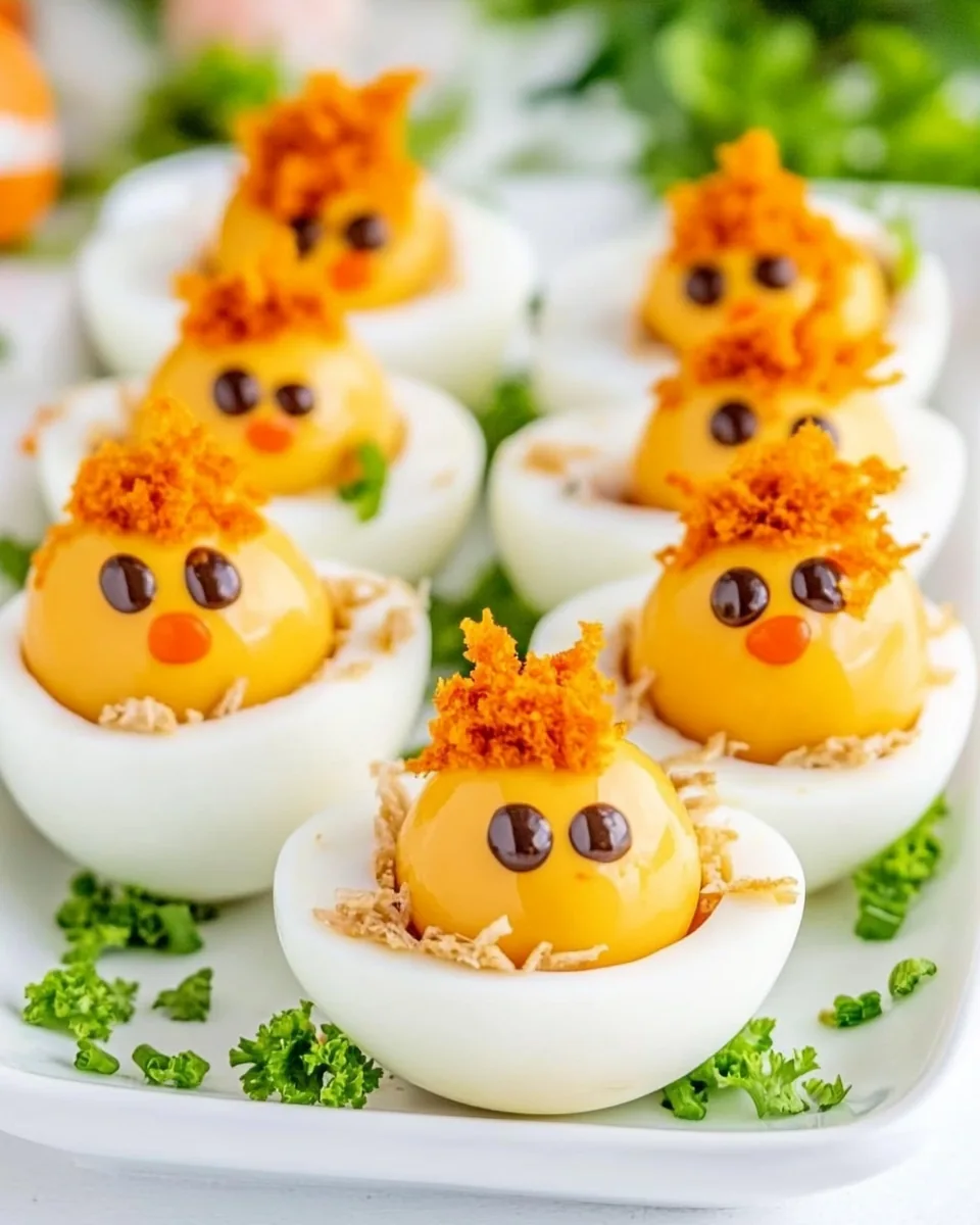 Easter Deviled Eggs