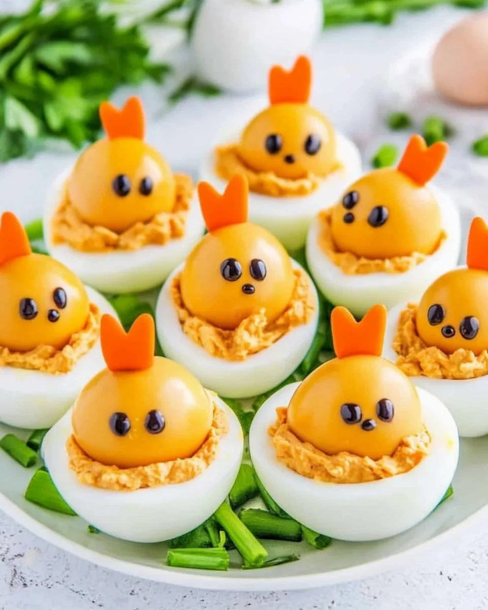 Easter Deviled Eggs