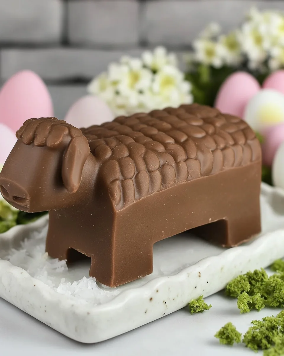 Easter Fudge Lamb