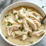 Easy 3 Ingredient Shredded Chicken and Gravy
