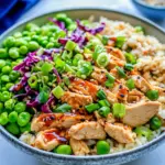 Easy Asian Chicken Rice Bowl