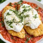 Easy Burrata Chicken Parmesan