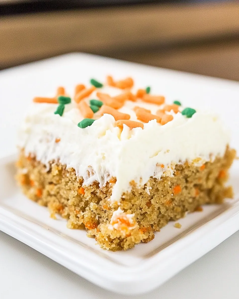Easy Carrot Cake