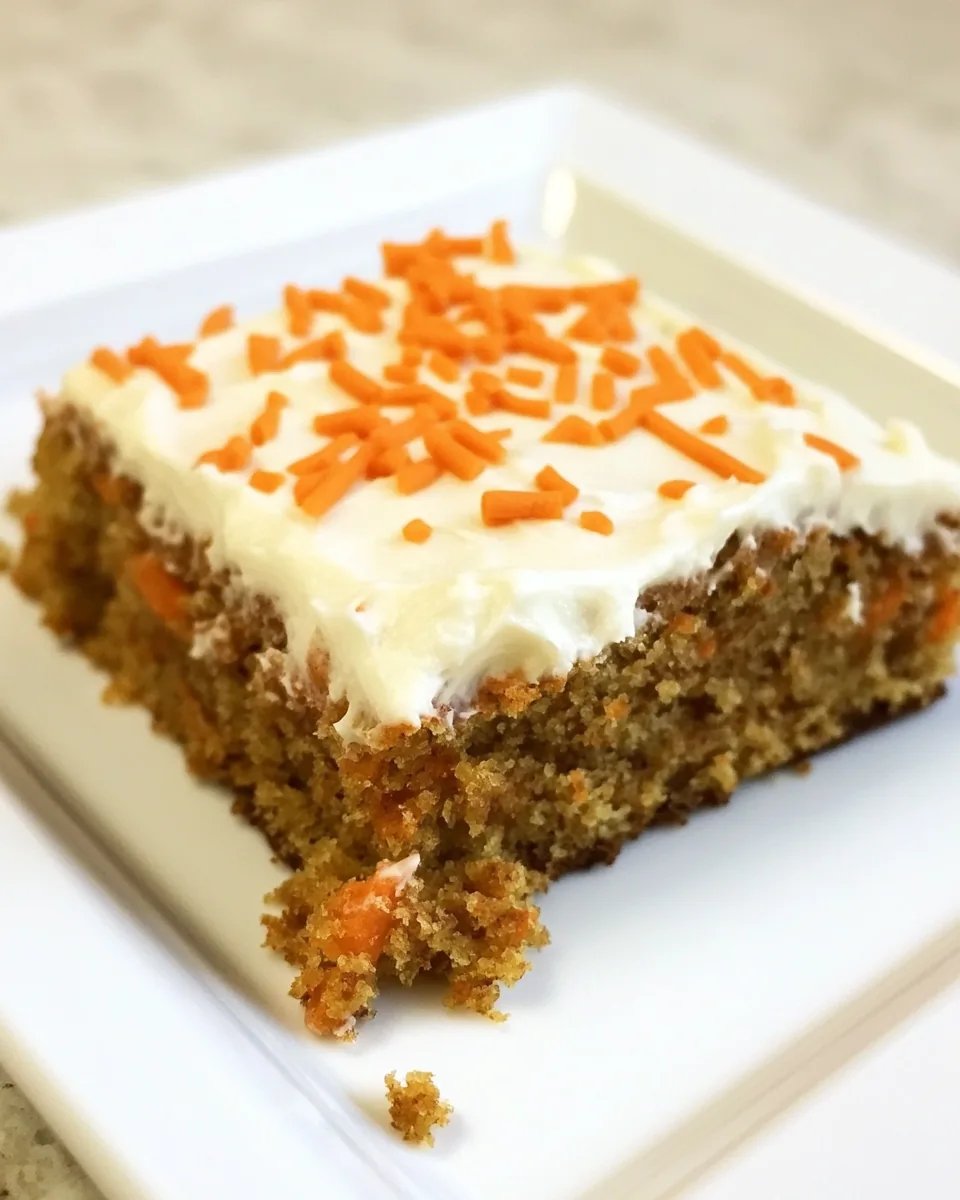 Easy Carrot Cake