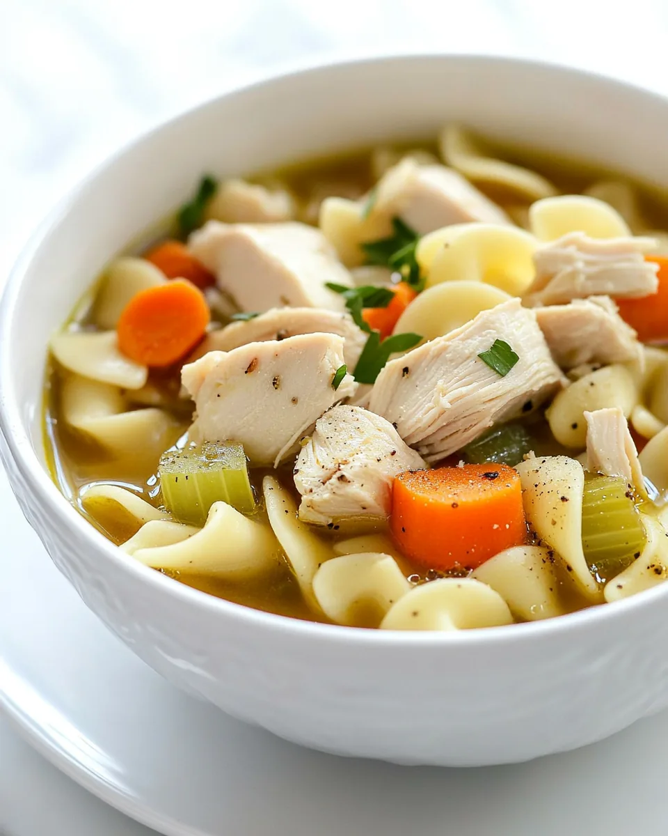 Easy Chicken Noodle Soup