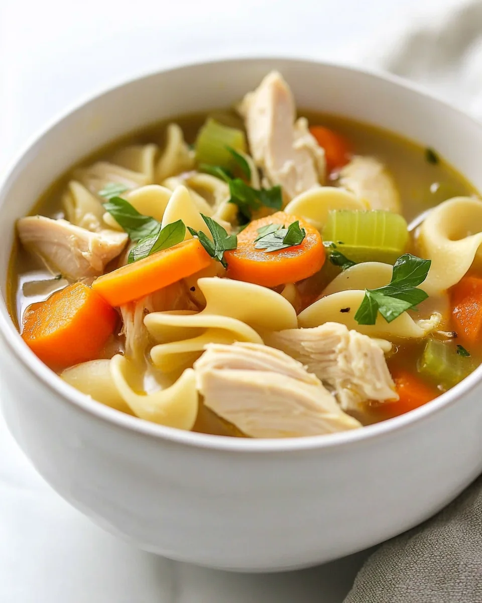 Easy Chicken Noodle Soup