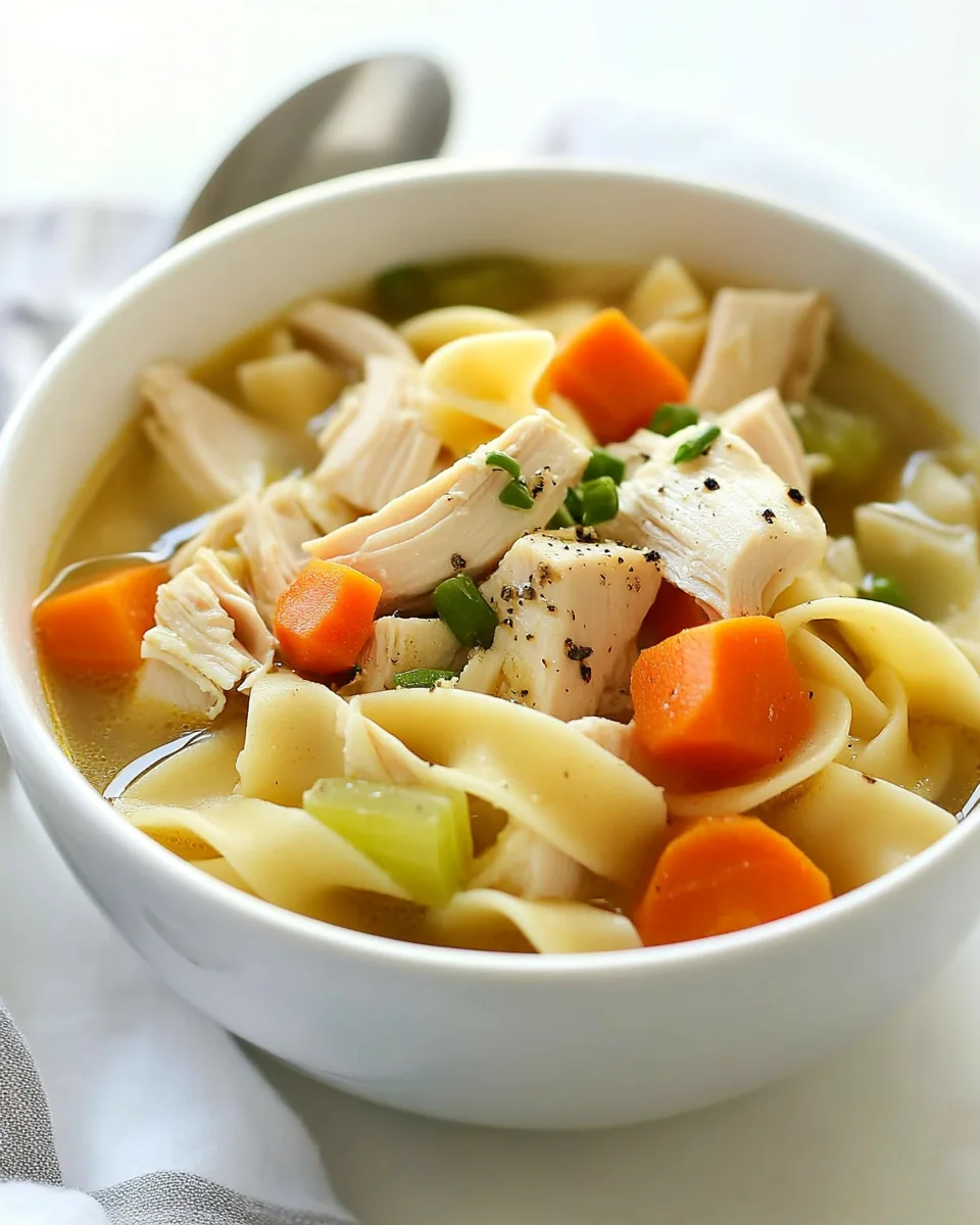Easy Chicken Noodle Soup