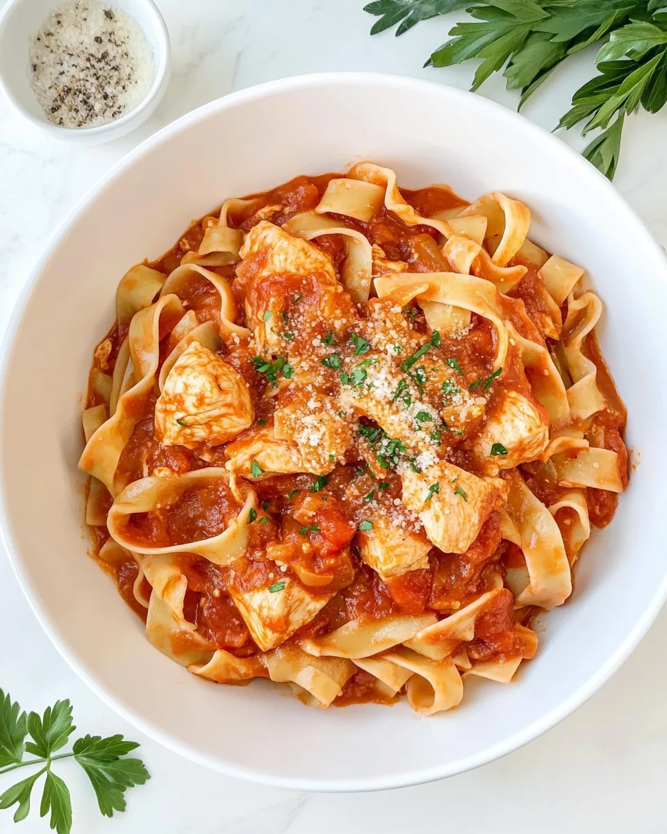 Easy Chicken in Tomato Sauce