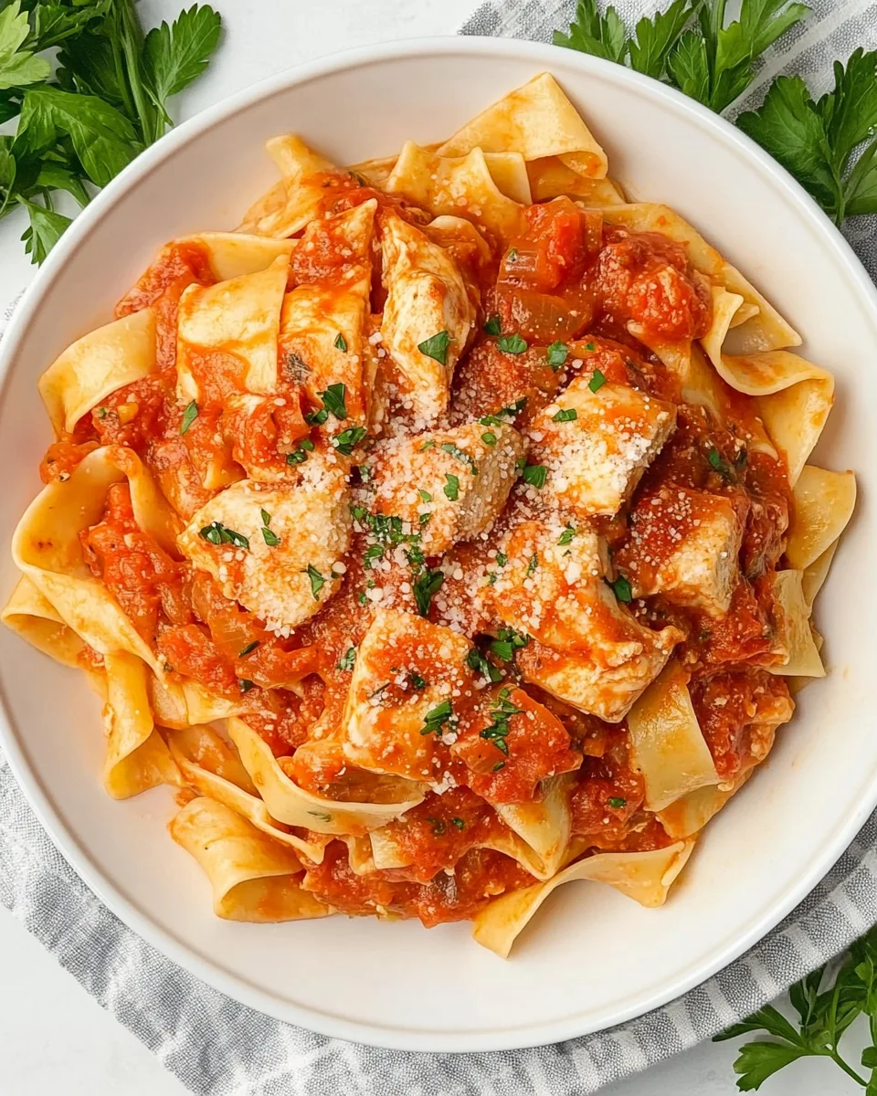 Easy Chicken in Tomato Sauce