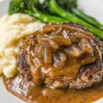 Copycat Cracker Barrel Hamburger Steak with Onion Gravy
