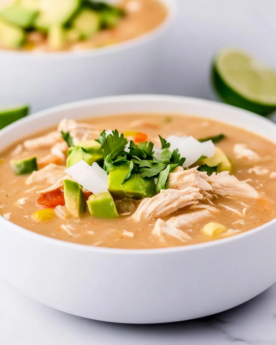 Easy Crockpot White Chicken Chili
