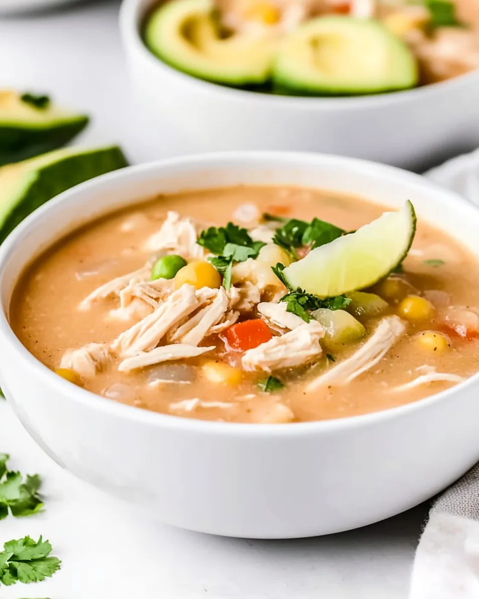 Easy Crockpot White Chicken Chili