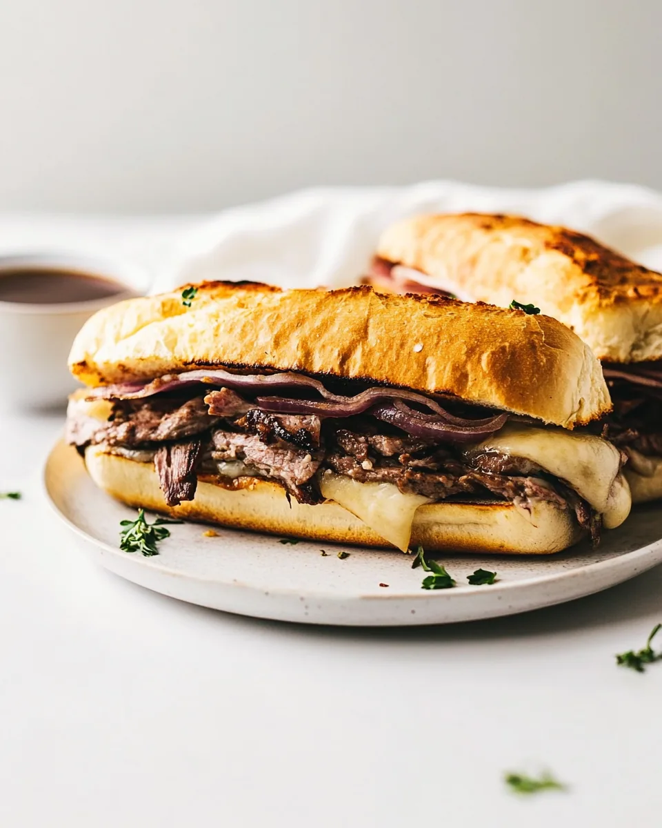 Easy French Dip Sandwiches