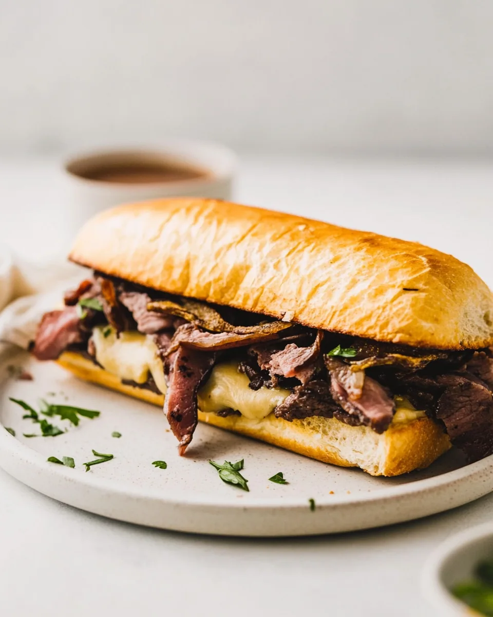 Easy French Dip Sandwiches