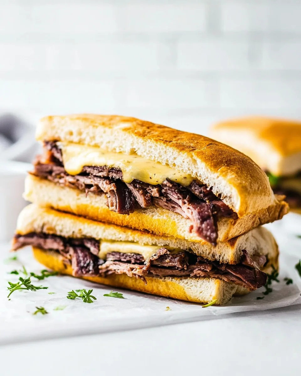 Easy French Dip Sandwiches