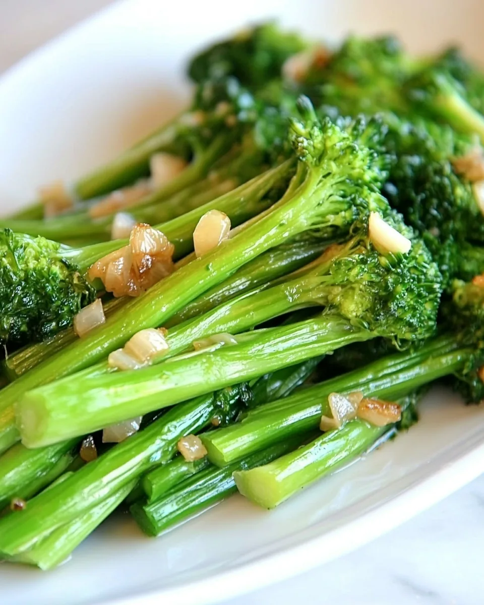 Easy Garlic Broccolini