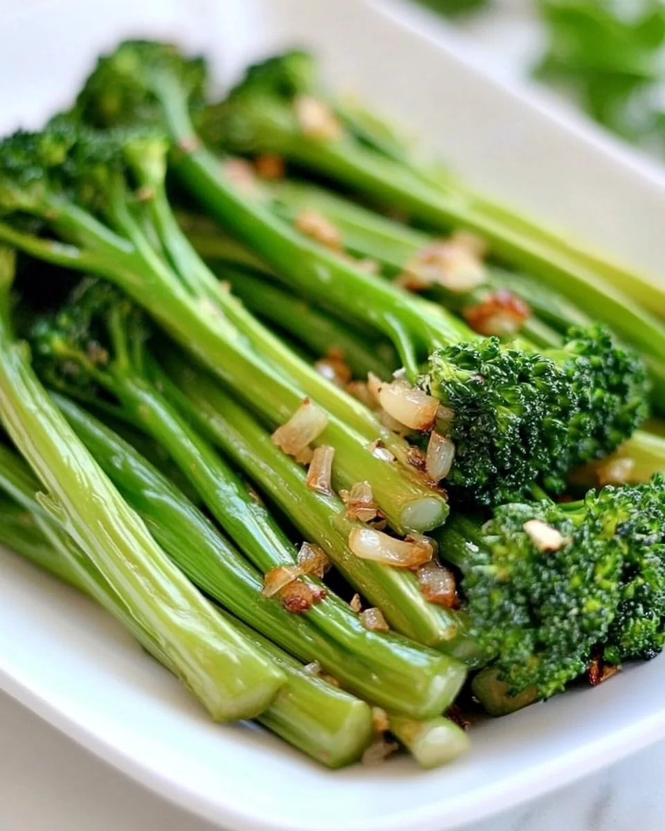 Easy Garlic Broccolini