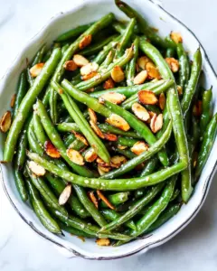 Easy Green Beans with Browned Butter Almondine