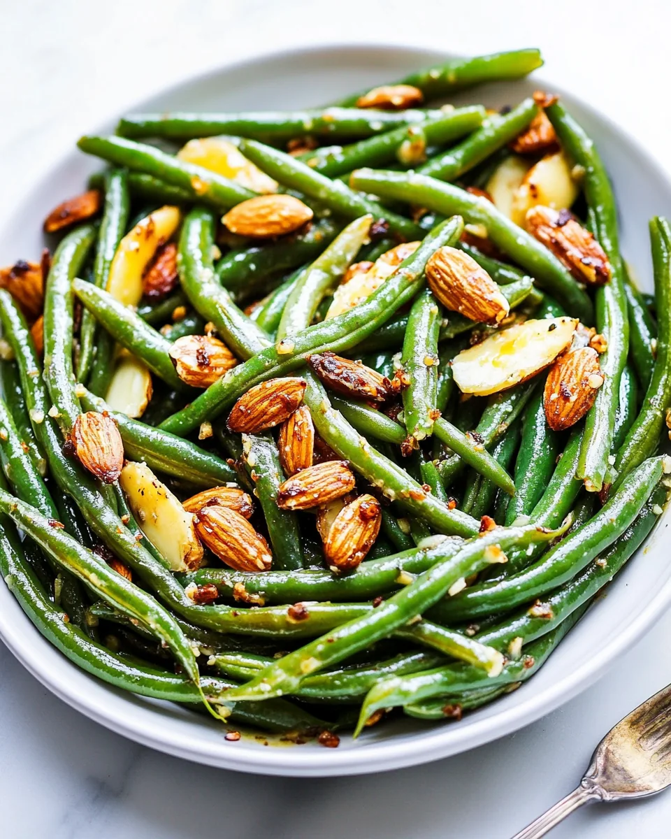 Easy Green Beans with Browned Butter Almondine