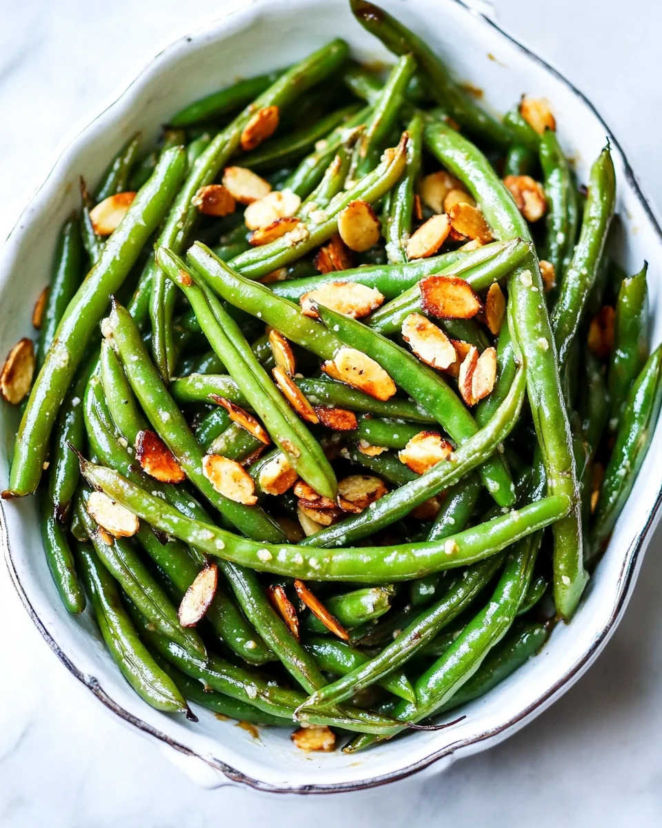 Easy Green Beans with Browned Butter Almondine