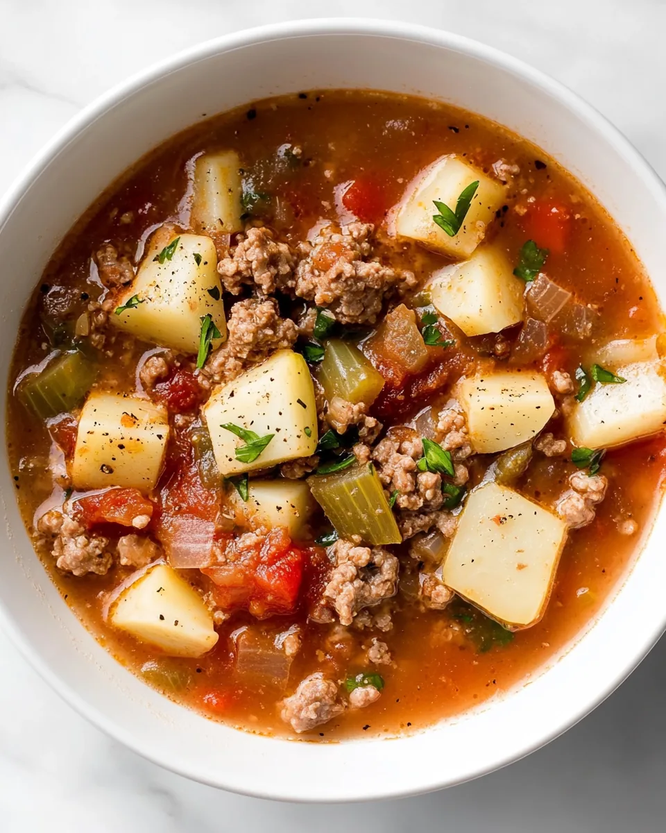 Easy Hamburger Soup