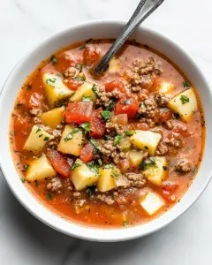 Easy Hamburger Soup