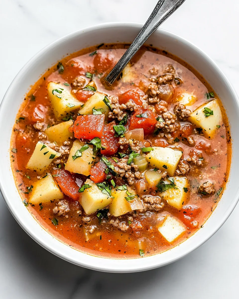 Easy Hamburger Soup