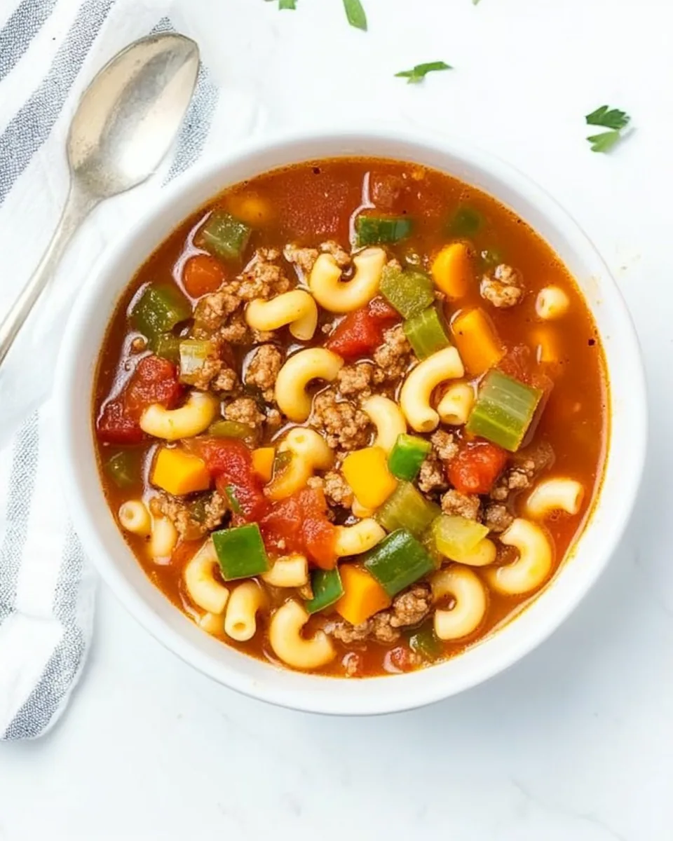 Easy Macaroni Soup
