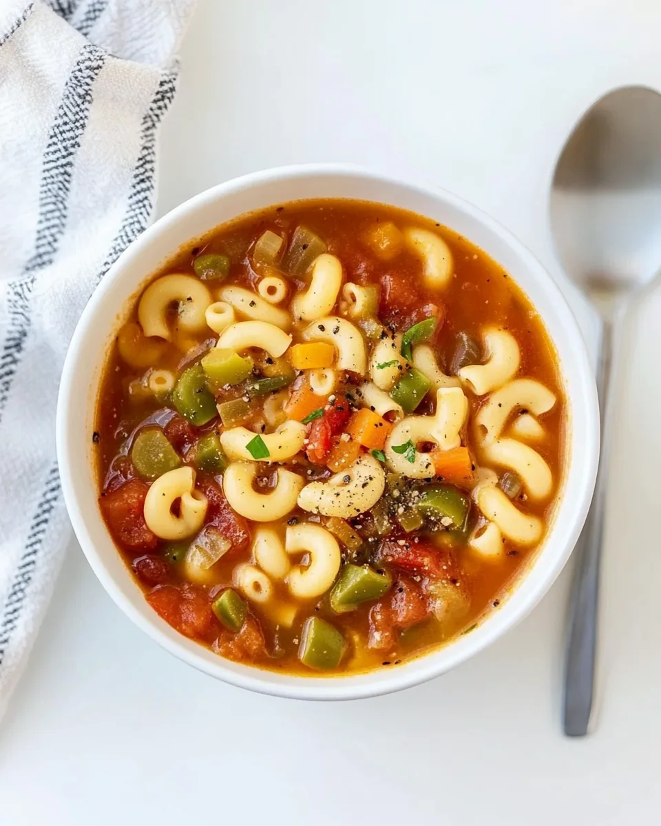 Easy Macaroni Soup