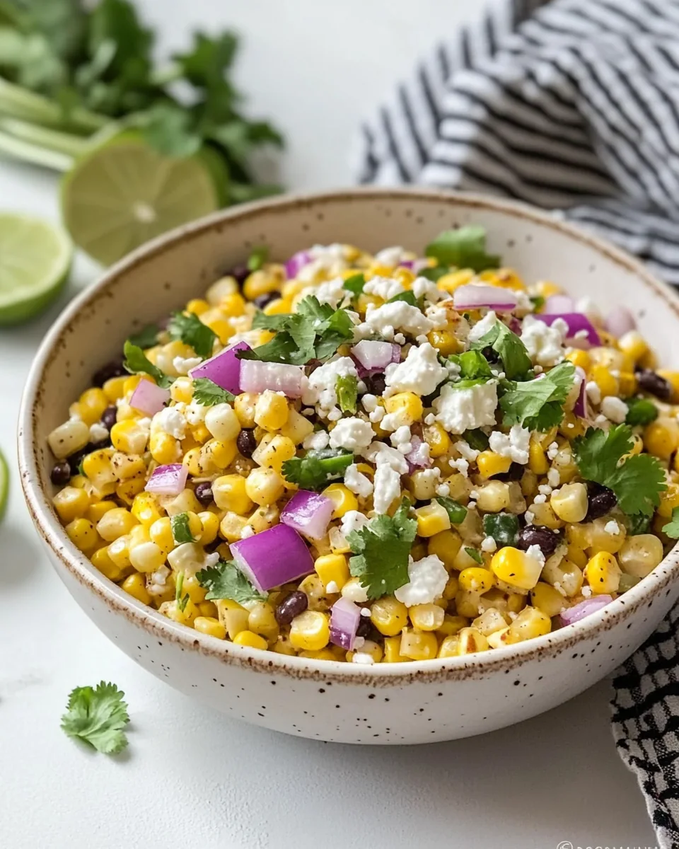 Easy Mexican Street Corn Salad