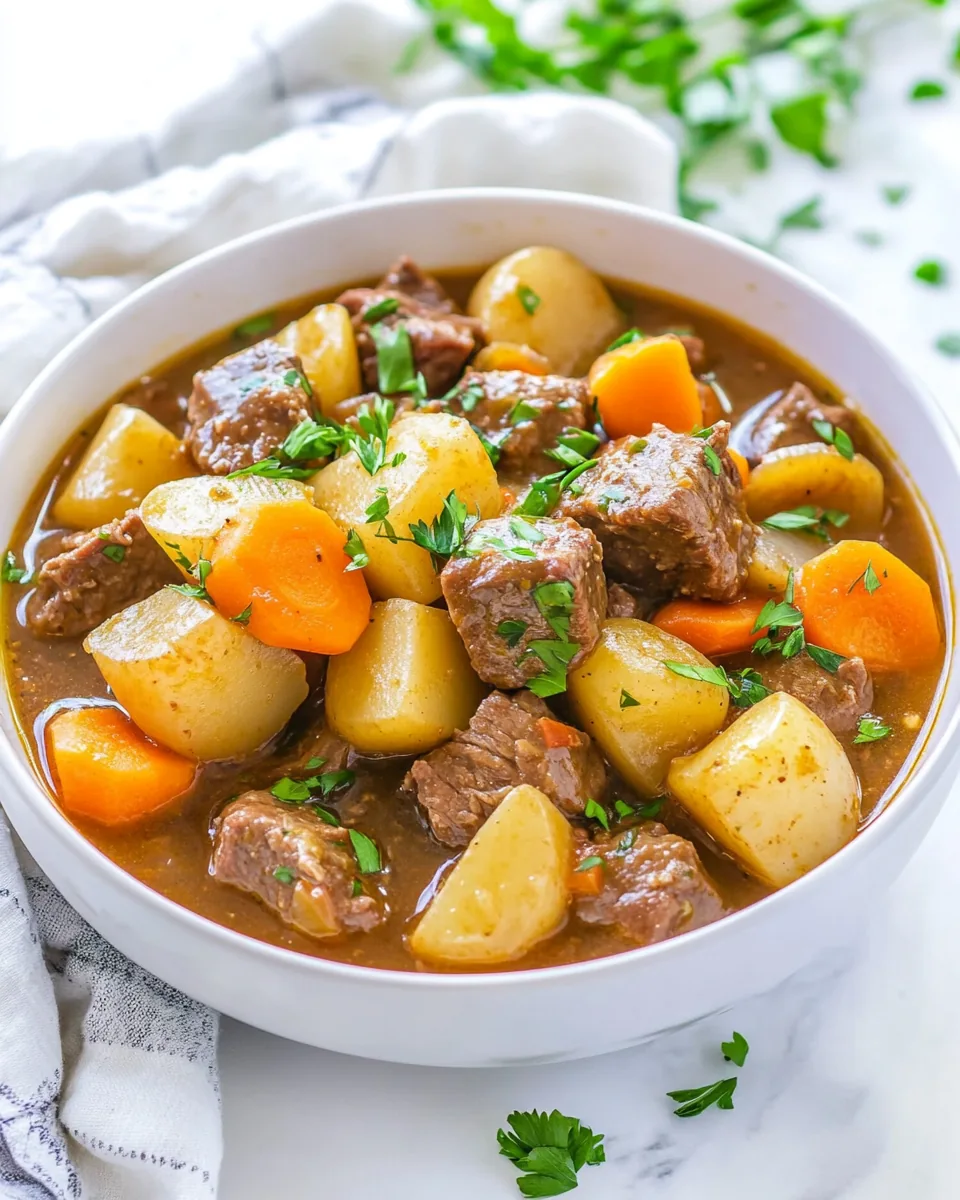 Easy Old Fashioned Beef Stew