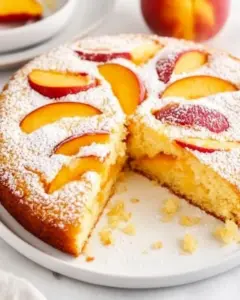 Easy Peach Cake