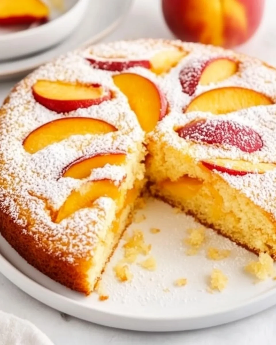 Easy Peach Cake