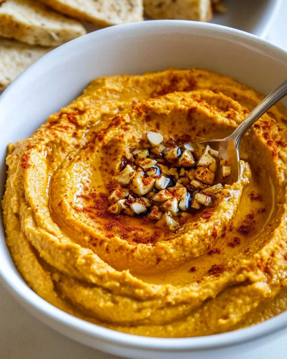 Easy Pumpkin Hummus