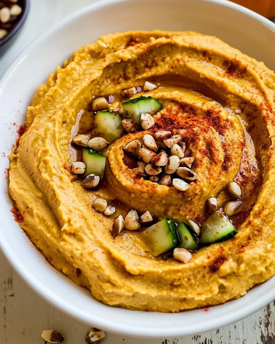 Easy Pumpkin Hummus