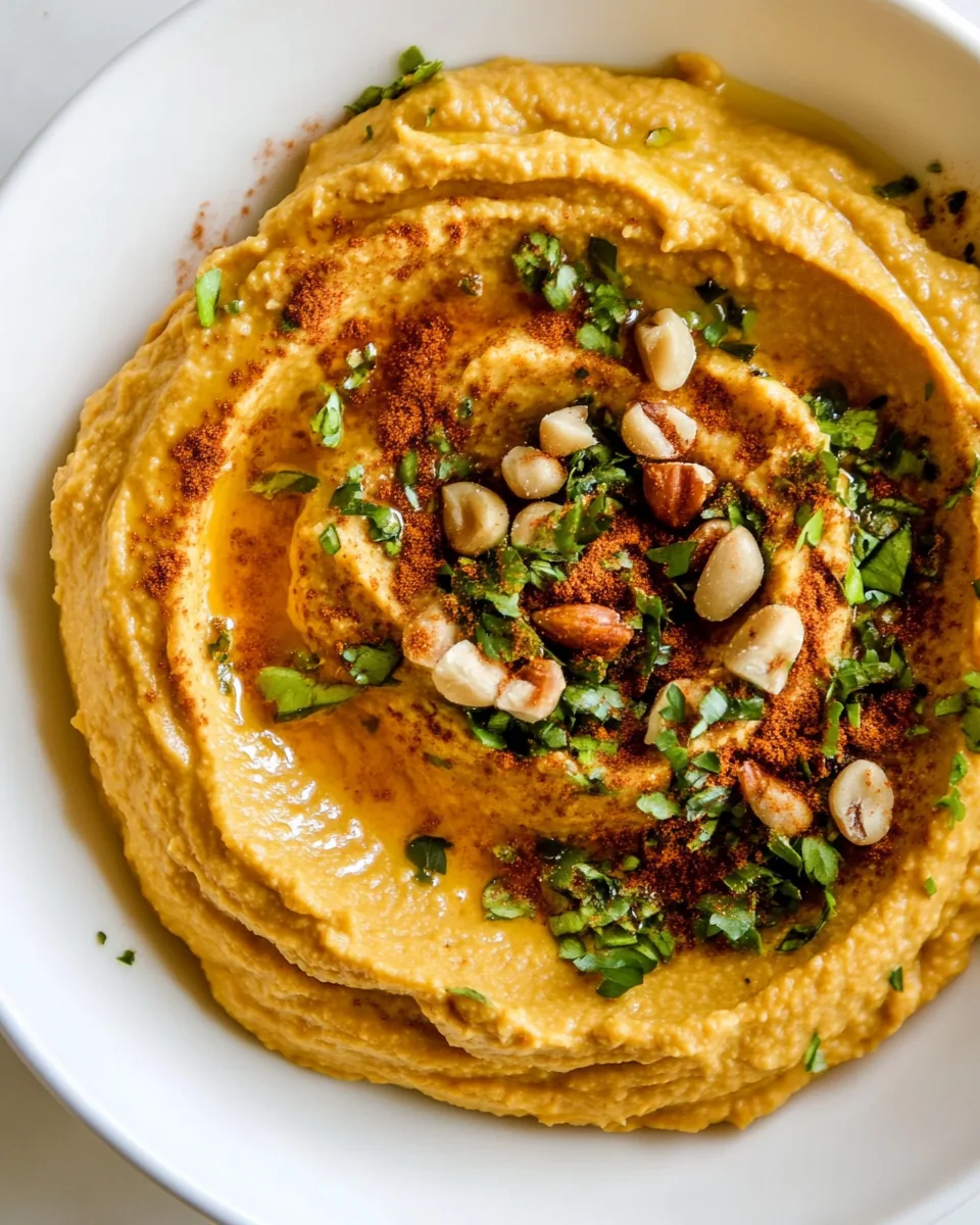 Easy Pumpkin Hummus