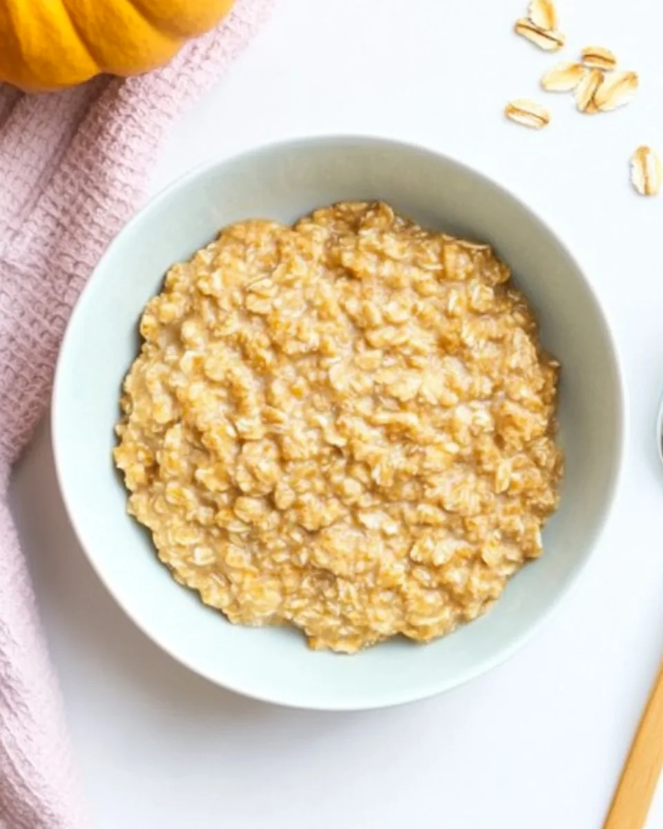 Easy Pumpkin Oatmeal